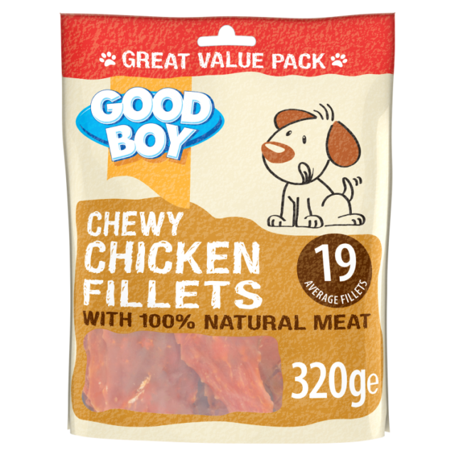 Good Boy Chewy Chicken Fillet Dog Treats 320 g