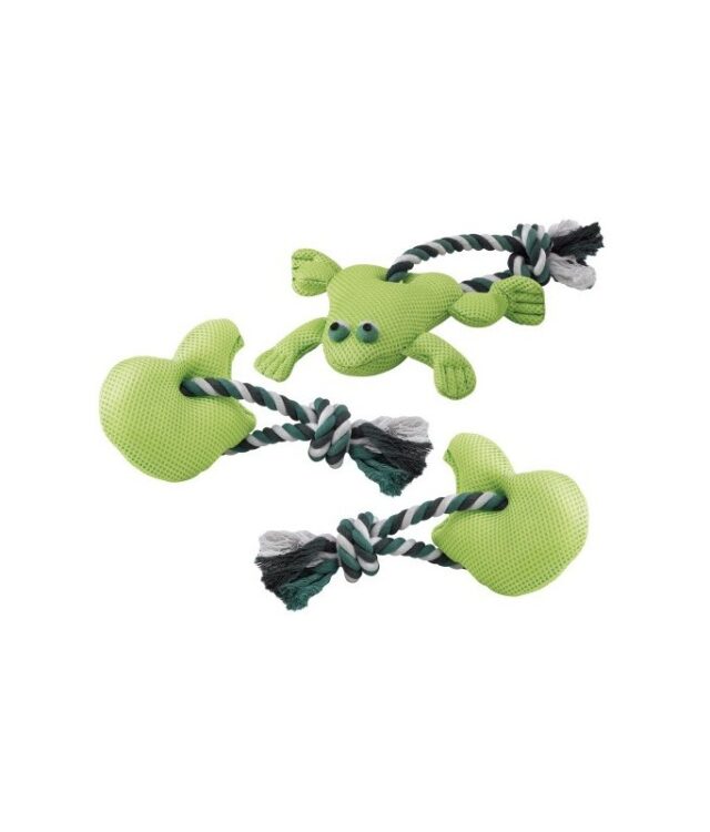 Ferplast Green Rope Dog Tug Toy