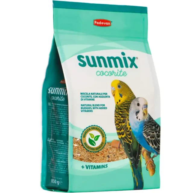 Padovan Sunmix Bird Food for Budgerigar 850g